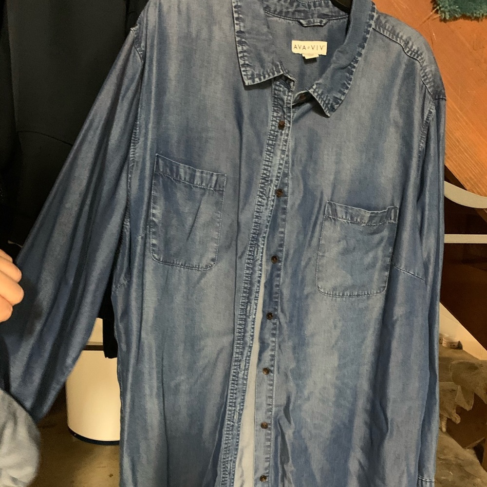 Women’s Plus Size Bluejean Top